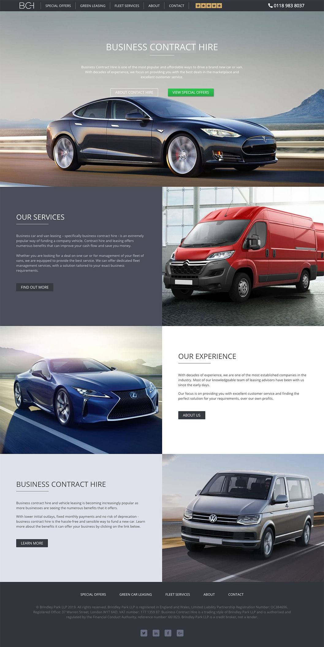 Business Contract Higher Website Desktop