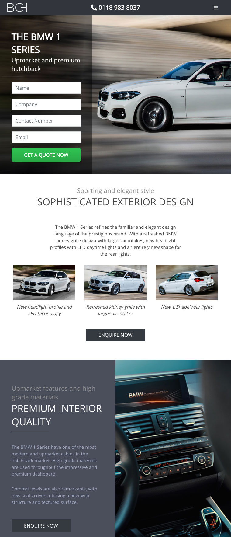 Business Contract Higher Website Responsive